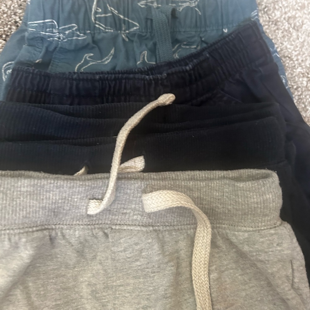 OLD NAVY Boys drawstring jersey cotton summer grey navy blue shorts lot 2T
